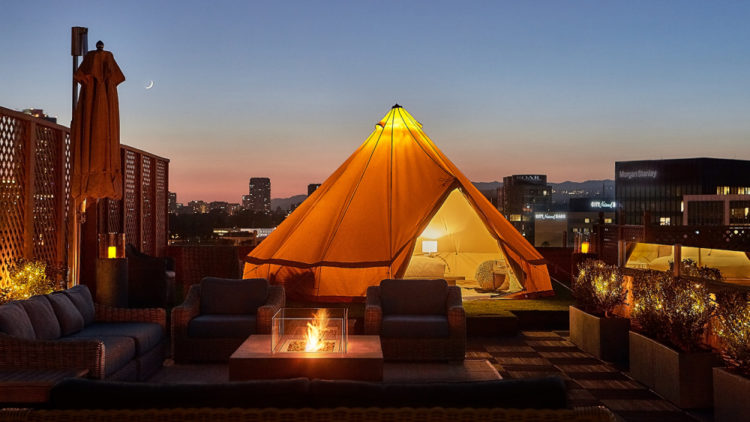 URBAN GLAMPING AT BEVERLY WILSHIRE